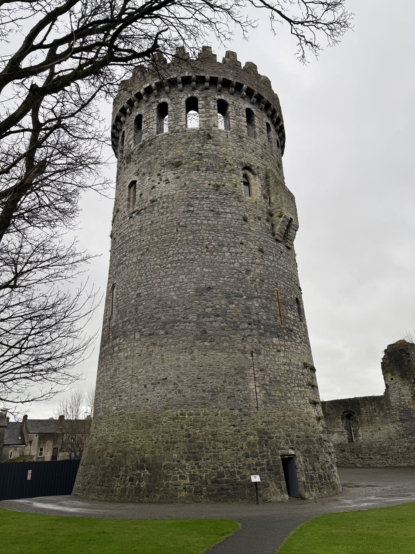 The keep in winter